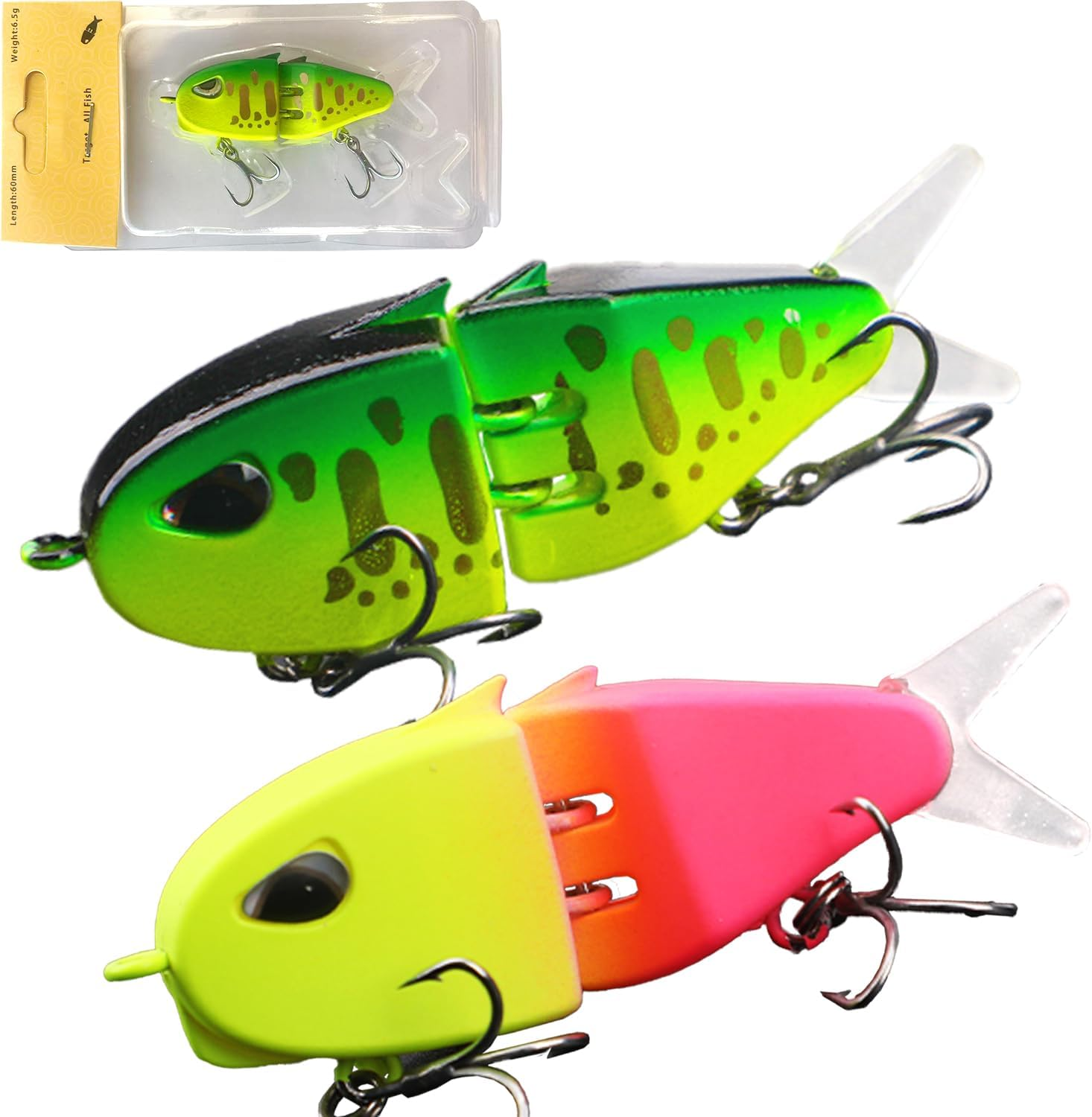 MTKZKAF Top Water Fishing Lures Whopper Popper Fishing Lure for Bass Topwater 3D Eyes Bait with Propeller Tail for Catfish,Pike Perch, Floating Pencil Bass Freshwater or Saltwater