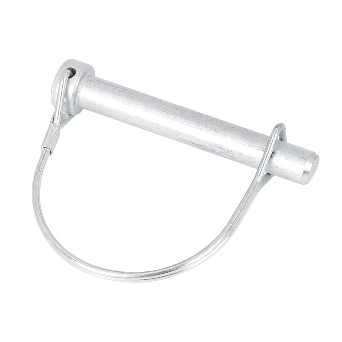 X AUTOHAUX 4Pcs 2.76" X 0.39" 70 X 10Mm Arch D Shape Trailer Shaft Locking Pin Safety Coupler Pin for Car Boat Metal image number 4