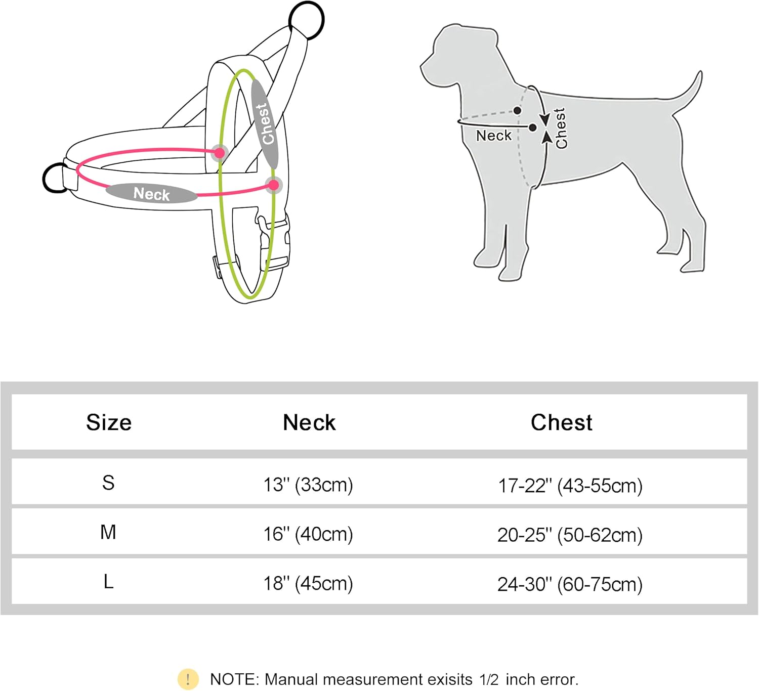 Didog No Pull Dog Harness Front Clip, Quick Fit & Soft Padded Vest Harness for Medium Dogs, Easy for Training Walking for Small & Medium and Large Dogs(Blue,L) image number 4