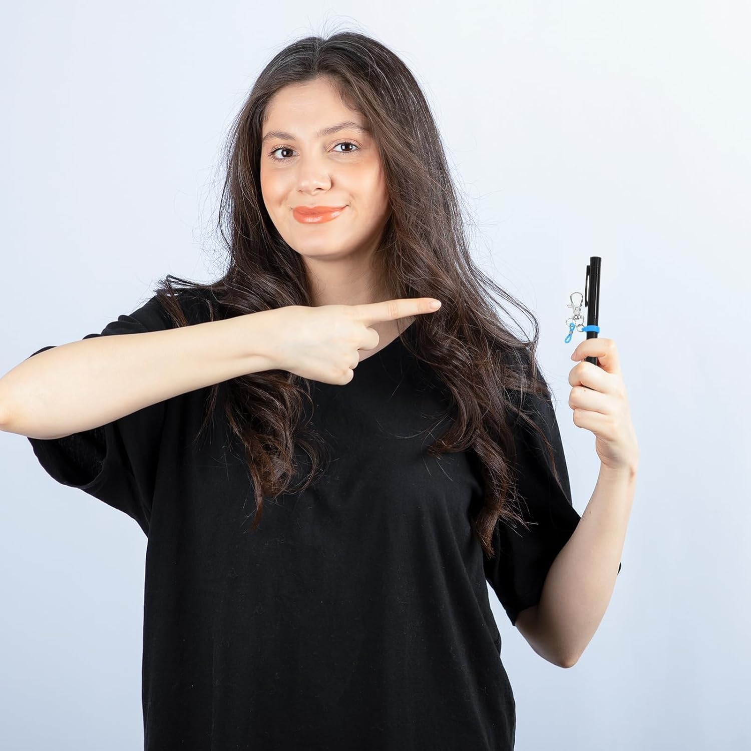 Xinghonyac 12 Pcs Silicone Pen Holder Clip, Colorful Pen Clips, Pen Clip with Lobster Clasp, Pen Holder for Lanyard Clip, Pen Lanyard for Nurses, Can Be Hung on Backpacks, Belts, Wallets image number 3