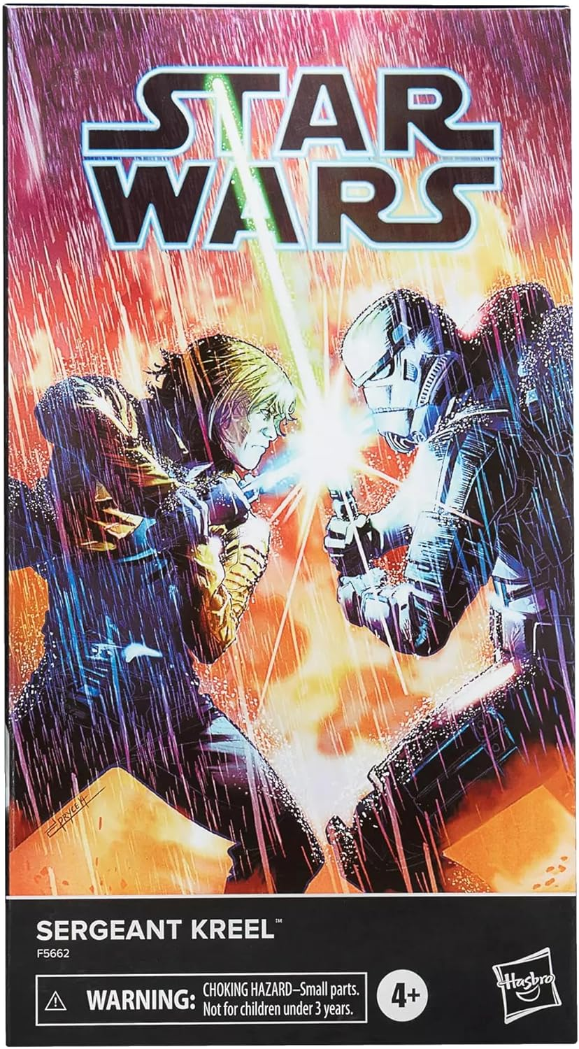 Hasbro Star Wars the Black Series Sergeant Kreel Toy 6-Inch-Scale Star Wars Comic Book Collectible Figure, Ages 4 and Up, Multi, F5662 image number 3