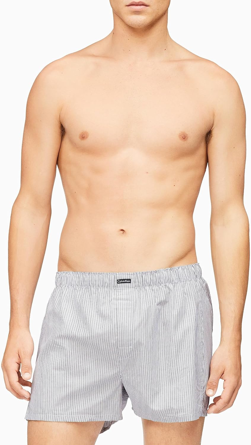 Calvin Klein Men'S Cotton Classics 3 Pack Woven Boxers image number 3