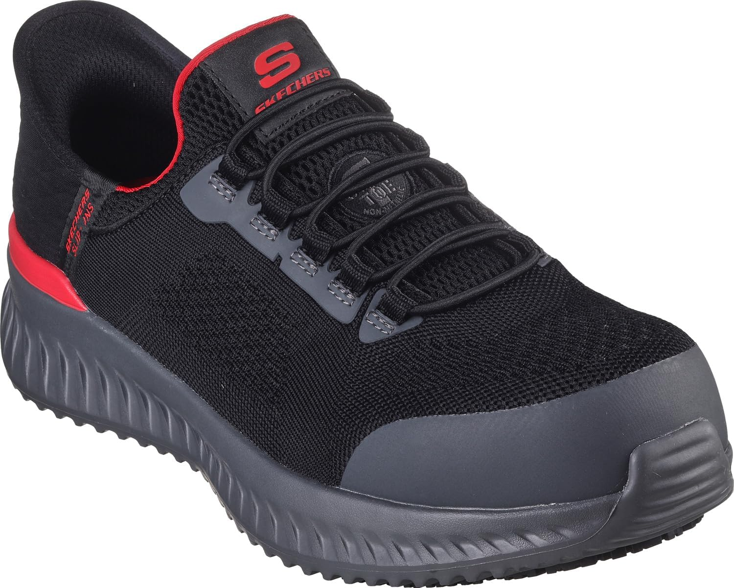 Skechers Men'S Hands Free Slip-Ins Tilido Fletchit Comp Toe Construction Shoe image number 6