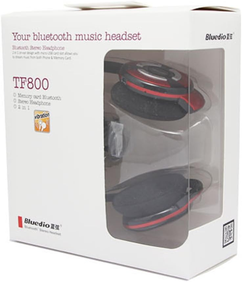 Bluedio TF800 Bluetooth Headphones with TF Card Black & Red Colour Bluetooth V2.1 Use with All Phones with Bluetooth
