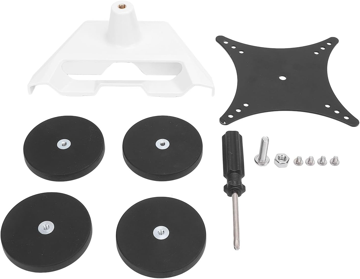 Magnetic Mount for Mini, 400 Lbs Mini Magnetic Roof Mounting Kit, RV, Yacht and Car Roof Mount, 4 Magnetic Bases, Mini Mounting Kit with Pipe Adapter