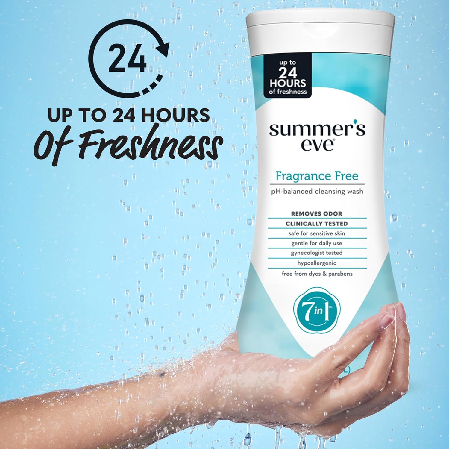 Summer'S Eve Cleansing Wash | Fragrance Free | Gynecologist Tested | 15 Fl. Oz image number 2