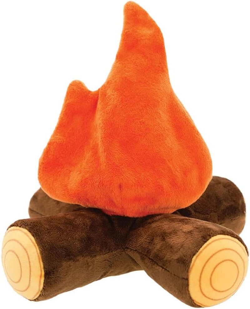 Hugsmart Fuzzy Friendz Dog Toy Camping Pup Campfire 21X19X16Cm image number 1