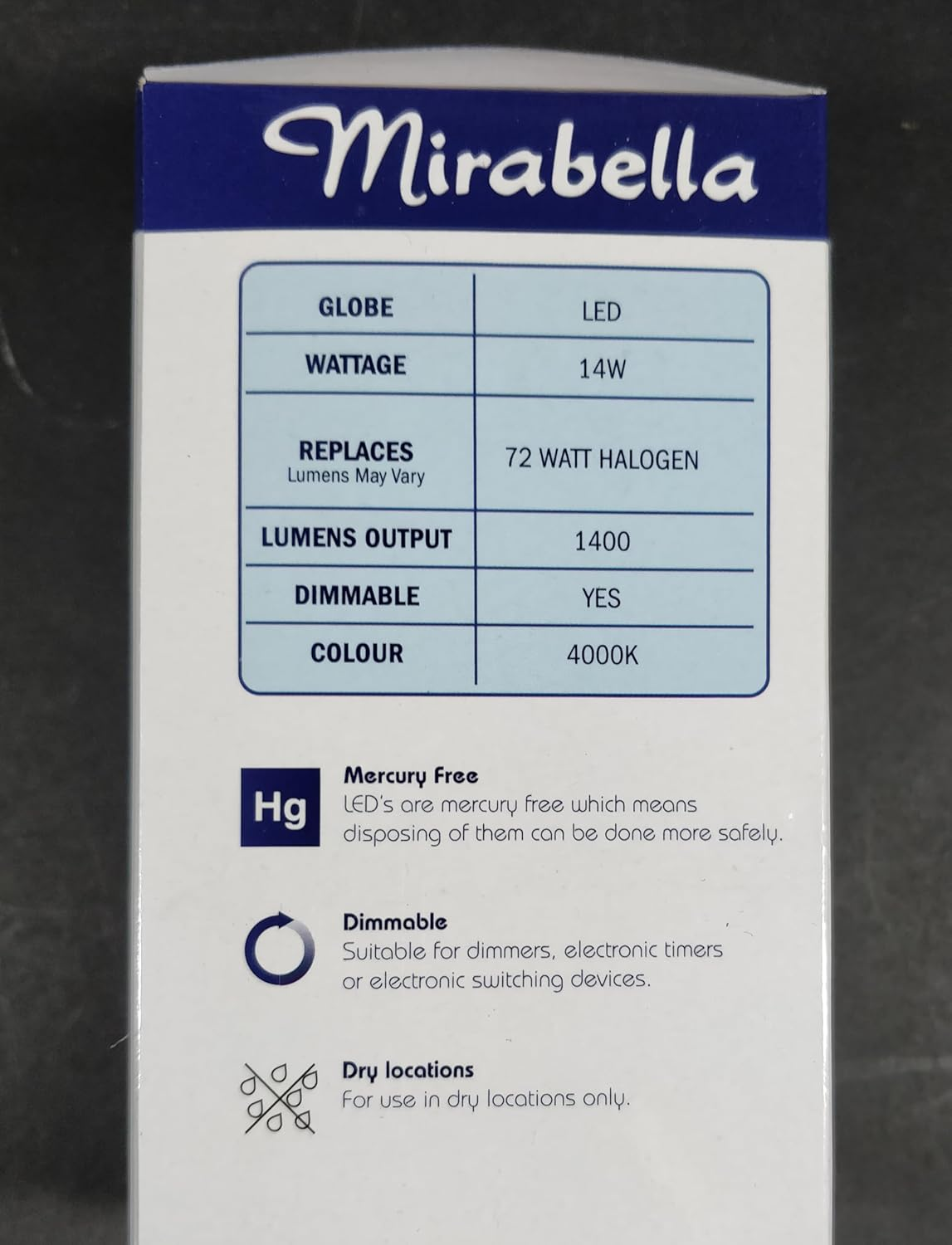 12 X 14W Dimmable LED Light Globes Bulbs Lamps Cool White B22 Bayonet - 1400Lm image number 5