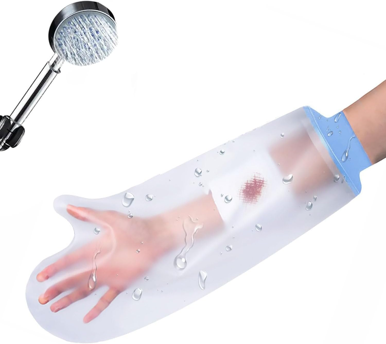 Waterproof Leg & Arm Cast Cover for Shower Reusable, Soft & Comfortable Cast Protector for Post-Surgery, Broken Bones, or Injuries Ideal Shower Bag for Short Leg Casts image number 6