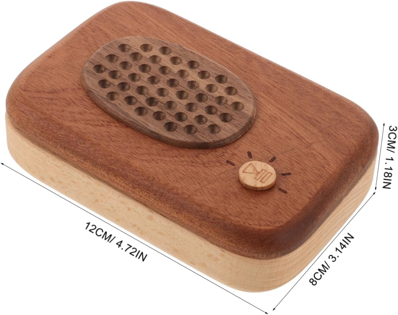 Tooth Box Deciduous Storage Teeth Boys Newborn Boxes Memory Preservation Personalize UV Oral Keepsake Organizer Tooth Holder Tooth Container Wooden Light Brown image number 6