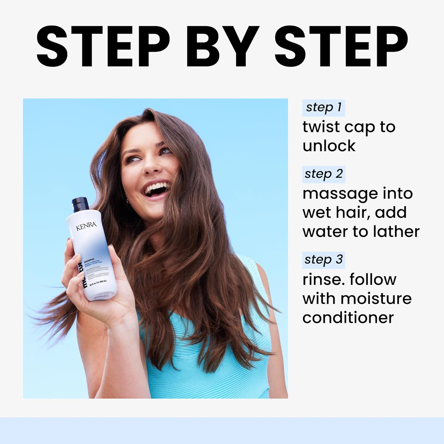 Moisture Shampoo by Kenra for Unisex - 33.8 Oz Shampoo image number 4