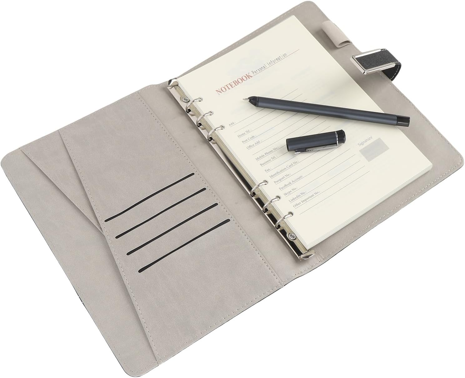 Digital Smart Pen Notebook Set with Real-Time Synchronisation and Digitisation for Digitally Storing and Sharing Handwritten Notes - Black image number 4