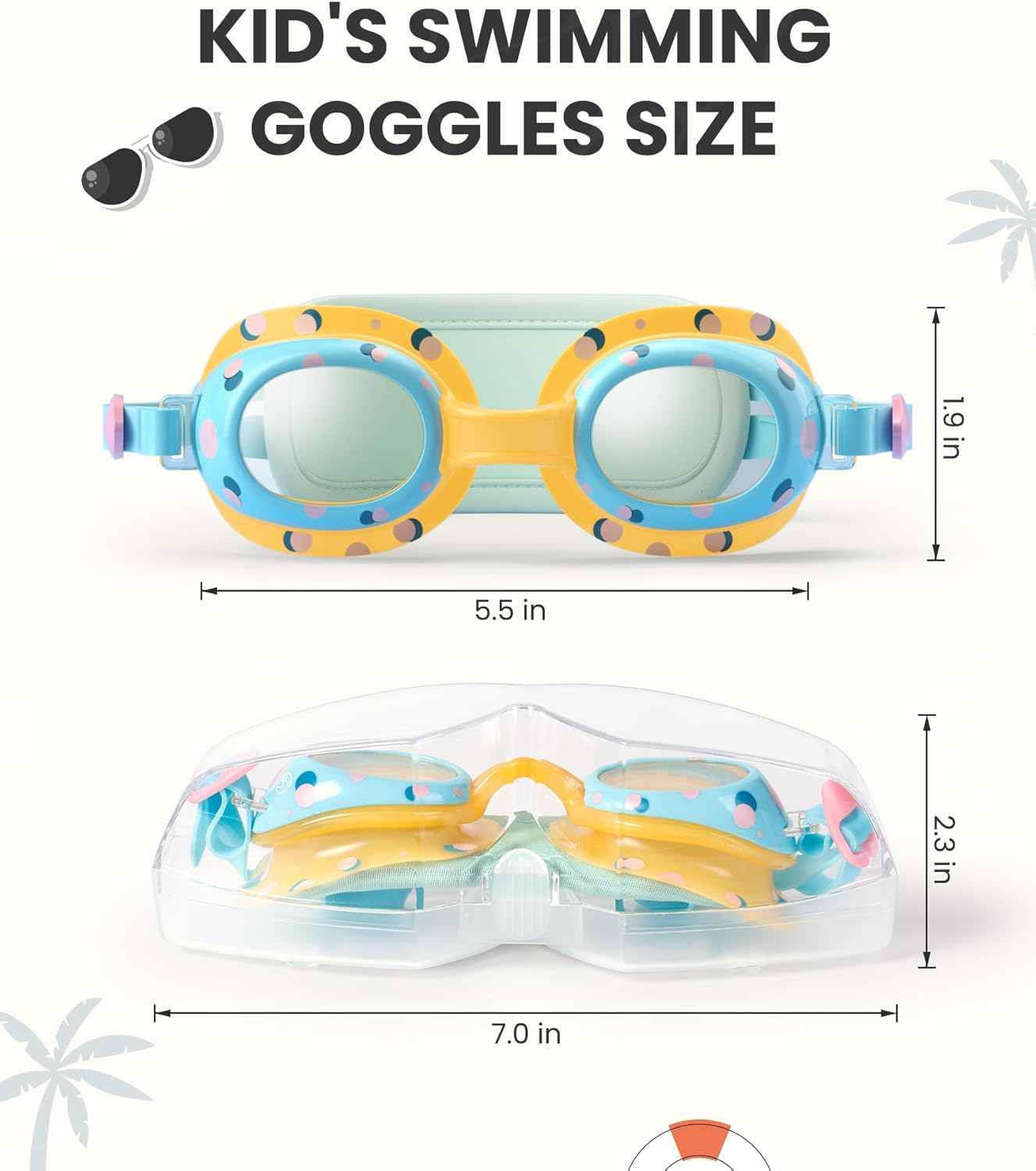 Outdoormaster Cyberfish Kids Swim Goggles, Quick Adjustable Strap Swimming Goggles with Padded Headband for Kids 5-12 - Pink image number 7