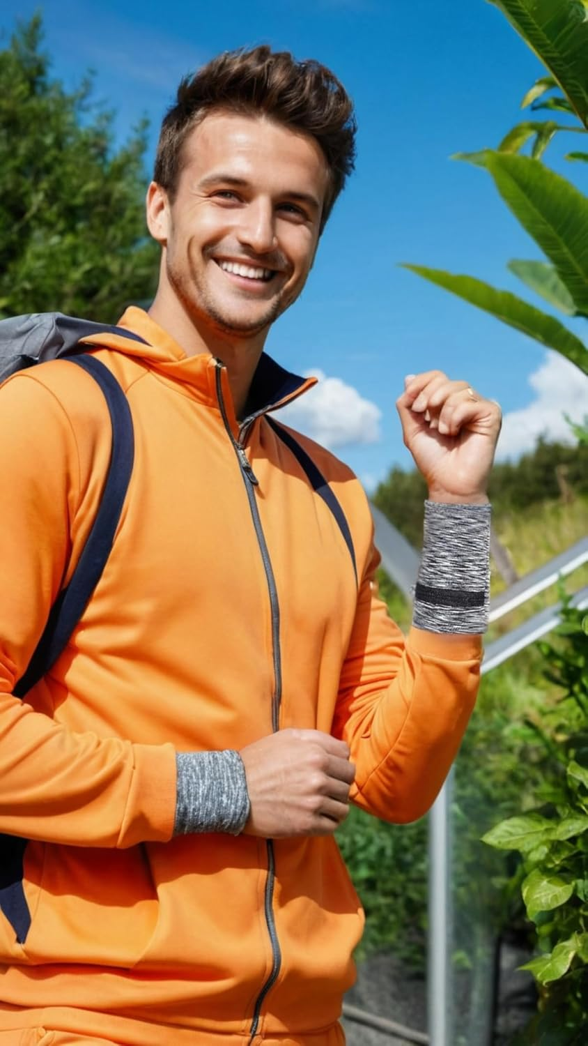 2-Pack Wrist Wallets with Zipper Pockets Lightweight Phone Armbands for Cash, Keys, ID for Running, Hiking, Jogging, Travel Secure & Comfortable Cellphone Sleeves image number 2