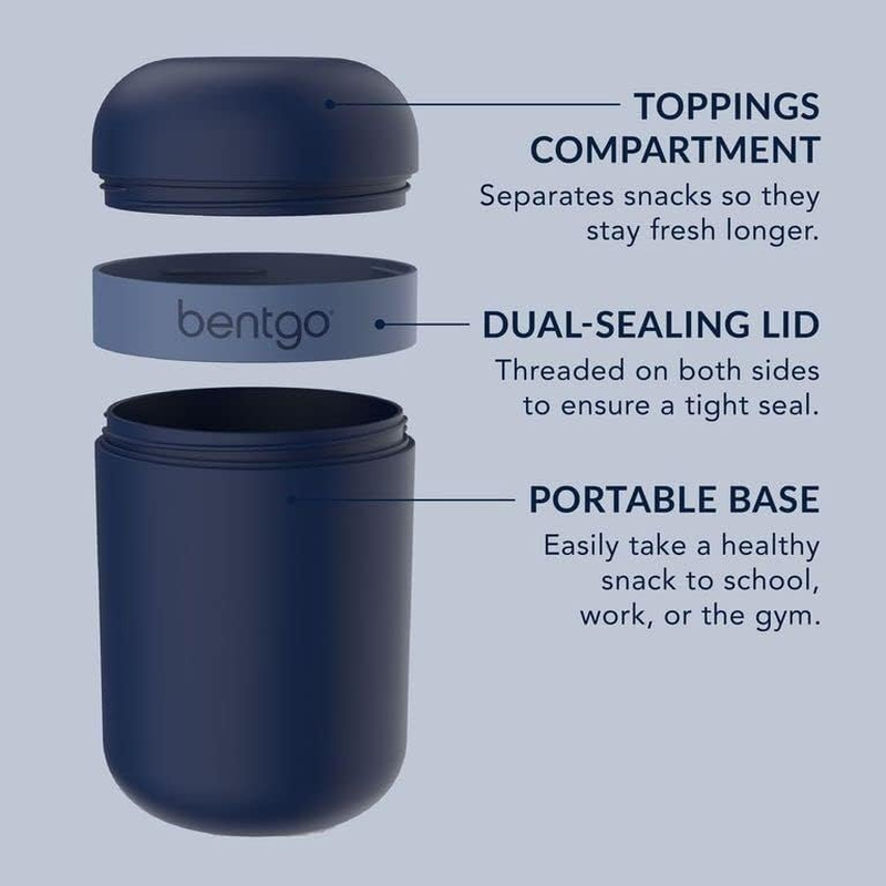 Bentgo Snack Cup 590Ml - Navy - Dark Gray image number 3