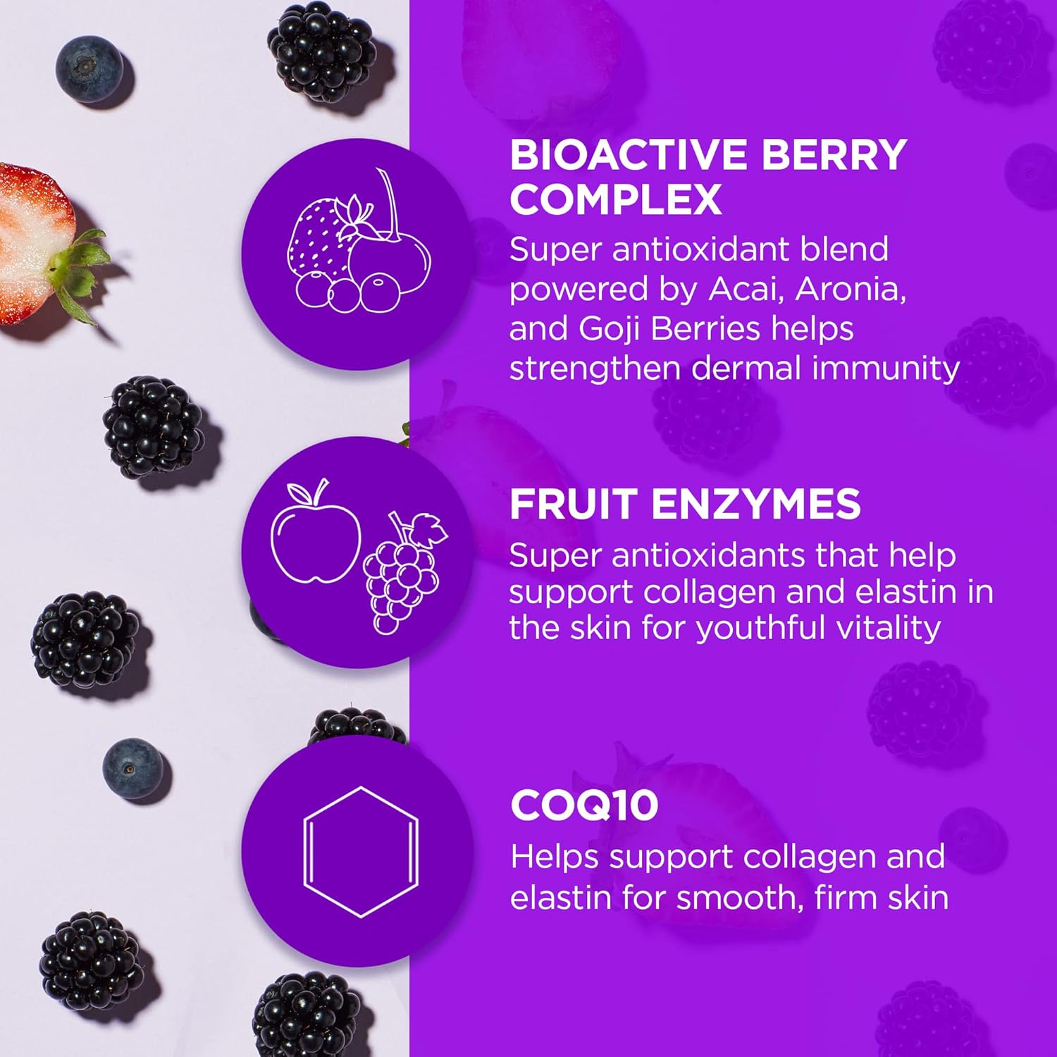 Andalou Naturals, Bioactive 8 Berry, Fruit Enzyme Mask, 50G image number 4