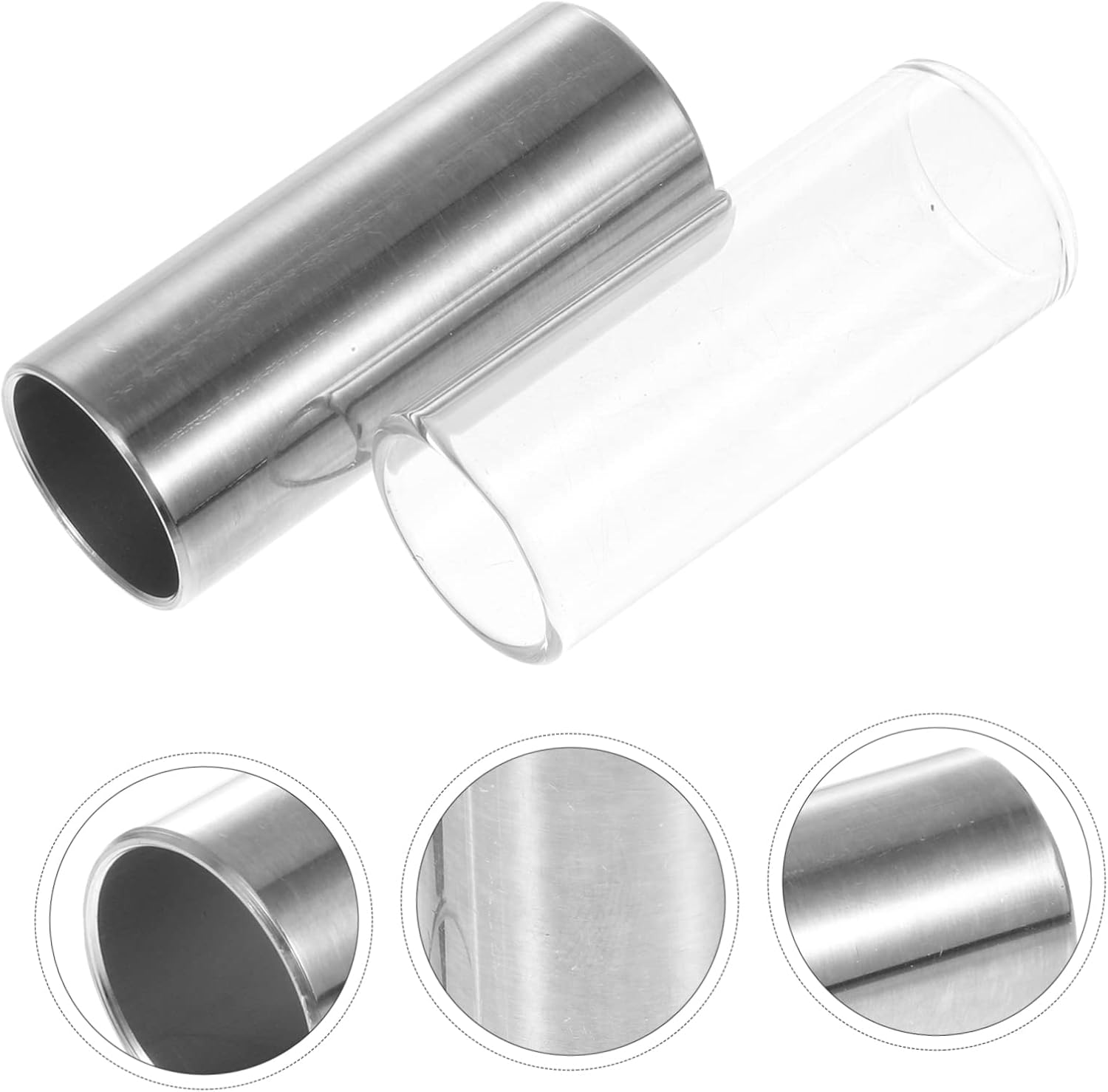 UPKOCH 2Pcs Guitar Slide Professional Standard Firm for Acoustic Electric Guitars Enhanced Tone image number 6