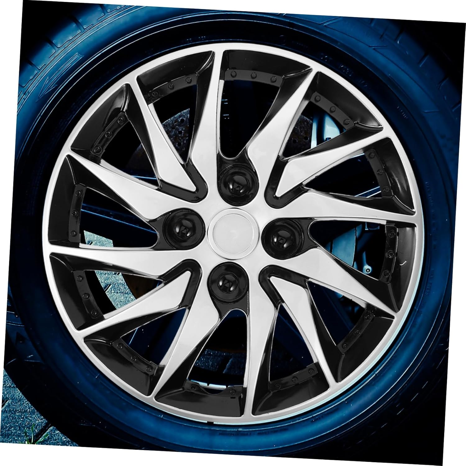 Cabilock Hubcaps for Cars Decorative Wheel Rim Cover Hubcaps Car Accessories Exterior for Vehicle image number 2