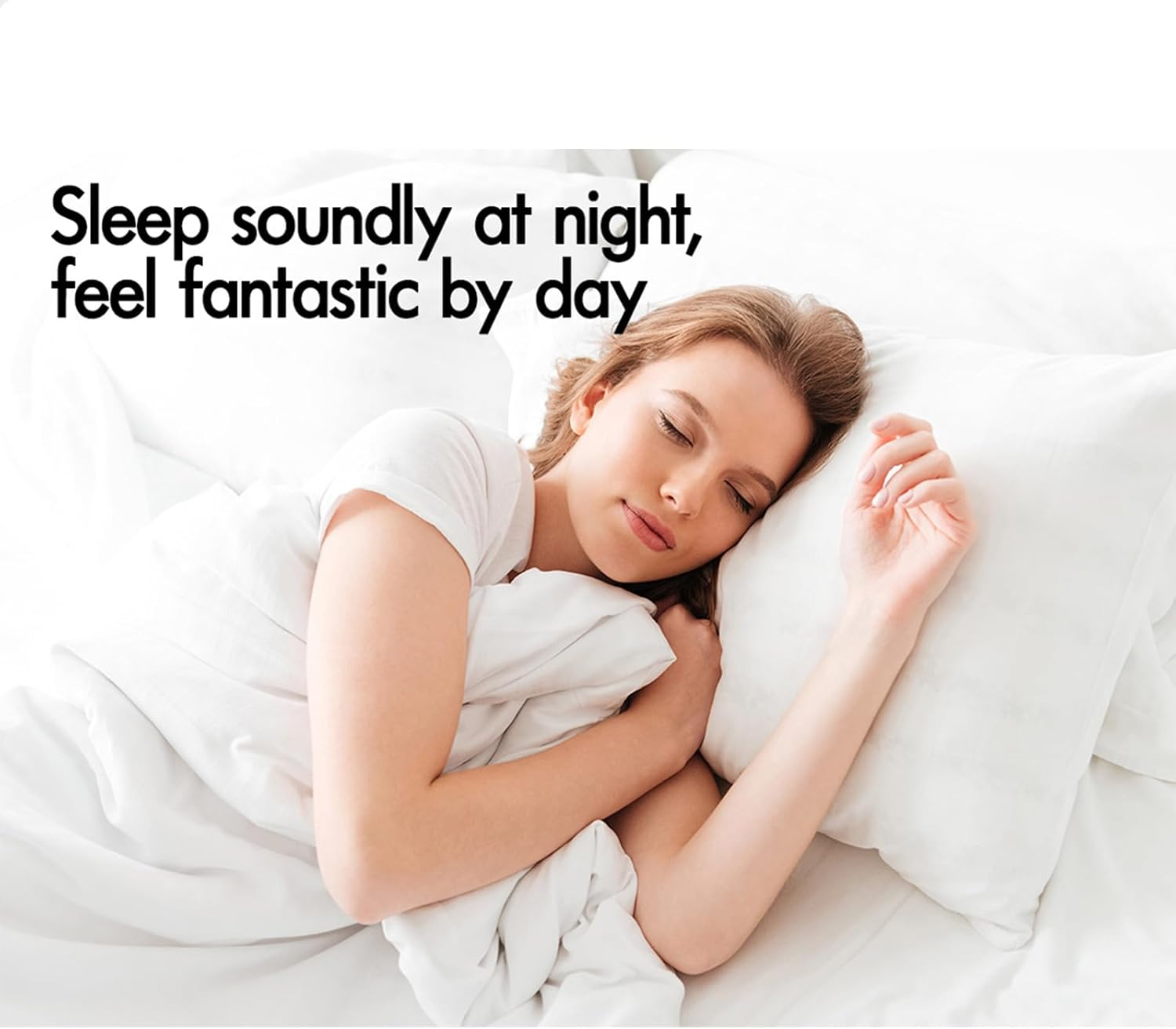 STARRY EUCALYPT Single Size Pillow Top Mattress Topper 7Cm Thick with Fabric Cover, 1000 GSM Microfibre Bamboo Fibre Filling Beddings Bed Pillowtop Mat Pad(White) image number 6