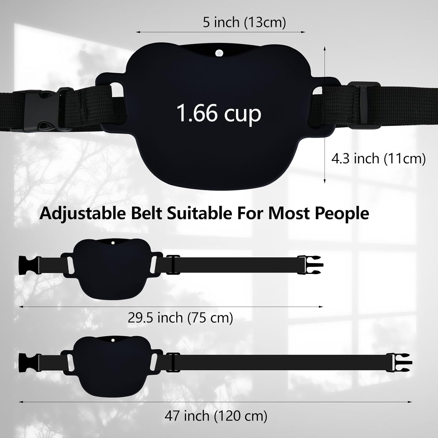 AOKLANT Pet Training Snack Bag with Updated Magnetic Clicker 2.0 Seal, 1.66 Cups Silicone Band Bag for Dog Snacks, Ideal for Training and Walking. image number 3