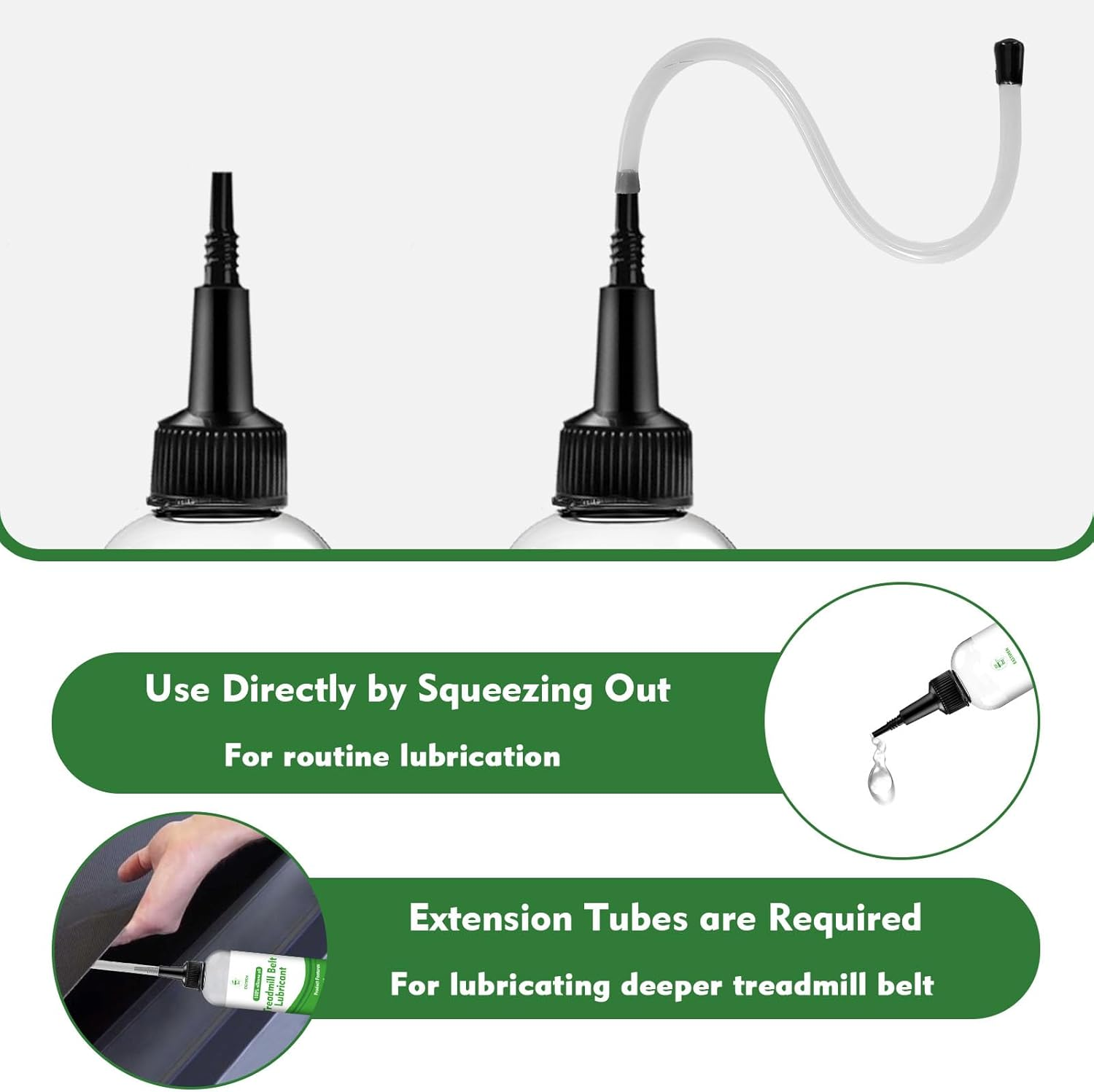 EIGTWEN 2 X 125Ml Treadmill Lubricant for Belt, 100% Silicone Treadmill Oil, High Temperature Resistant Stable Treadmill Belt Lubricant, Treadmill Lube Suitable for Most Types of Treadmills image number 6