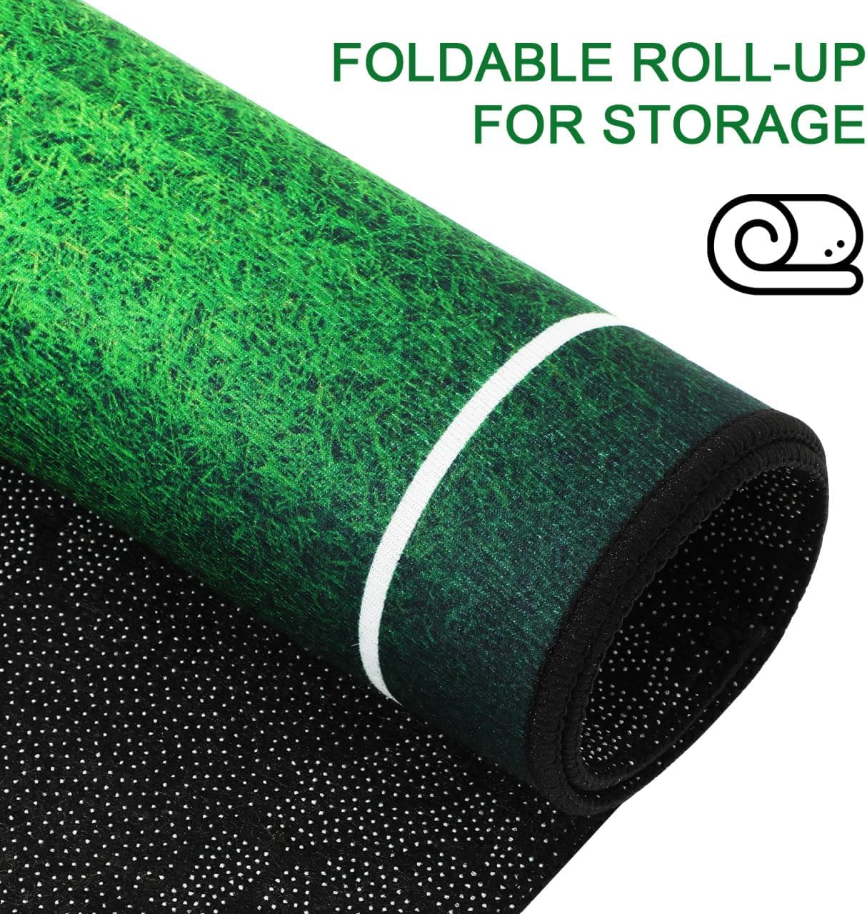 GANAZONO Soccer Area Rug Football Field Kids Play Carpet Home Decor Kids Rug Soccer Field Rug Carpet for Boys Bedroom image number 6