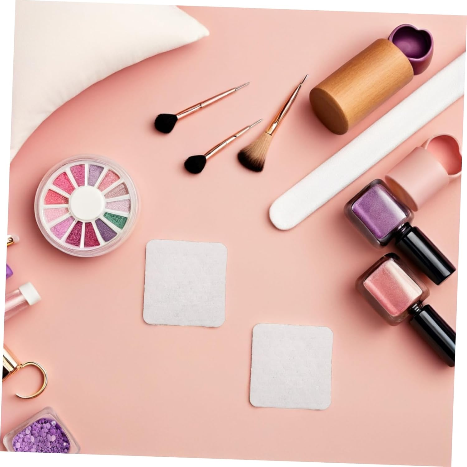 Nail Polish Remover Pads Lint Cotton Wipes for Gel Polish Removal for Nail Care Cleaning at Home Salon image number 2