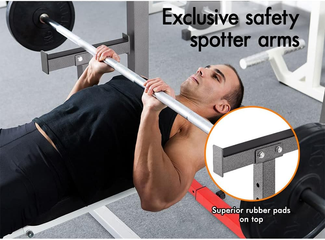 BLACK LORD Adjustable Squat Rack Stand Multi-Station Home Gym Workout Fitness Multi Exercise Strength Training Equipment image number 6