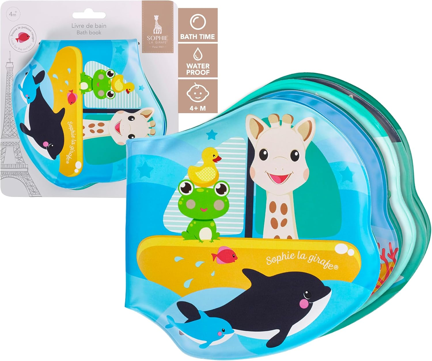 Sophie La Girafe Bath Book image number 6