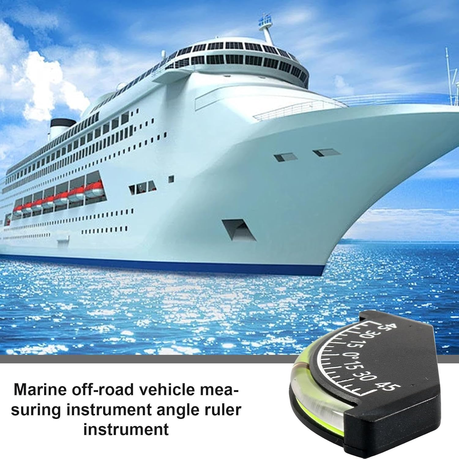 High Accuracy Off-Road Vehicle Inclinometer Gauge, Inclinometer for Off-Road Vehicle, High Resistance Meter, Vehicle Accessories