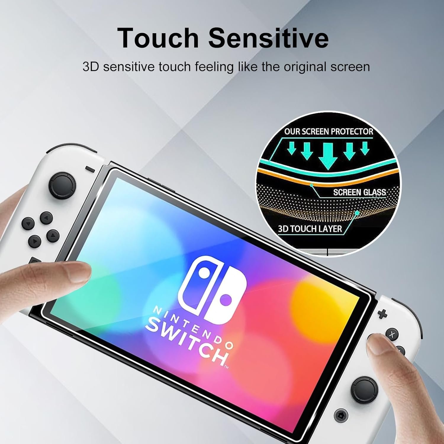 CONAPIKA Screen Protector for Amazfit Active 2, 3 Pack HD Clear Anti-Scratch TPU Protective Film [NOT GLASS] Ultra Crystal Self-Healing Anti-Fingerprint Screen Protector