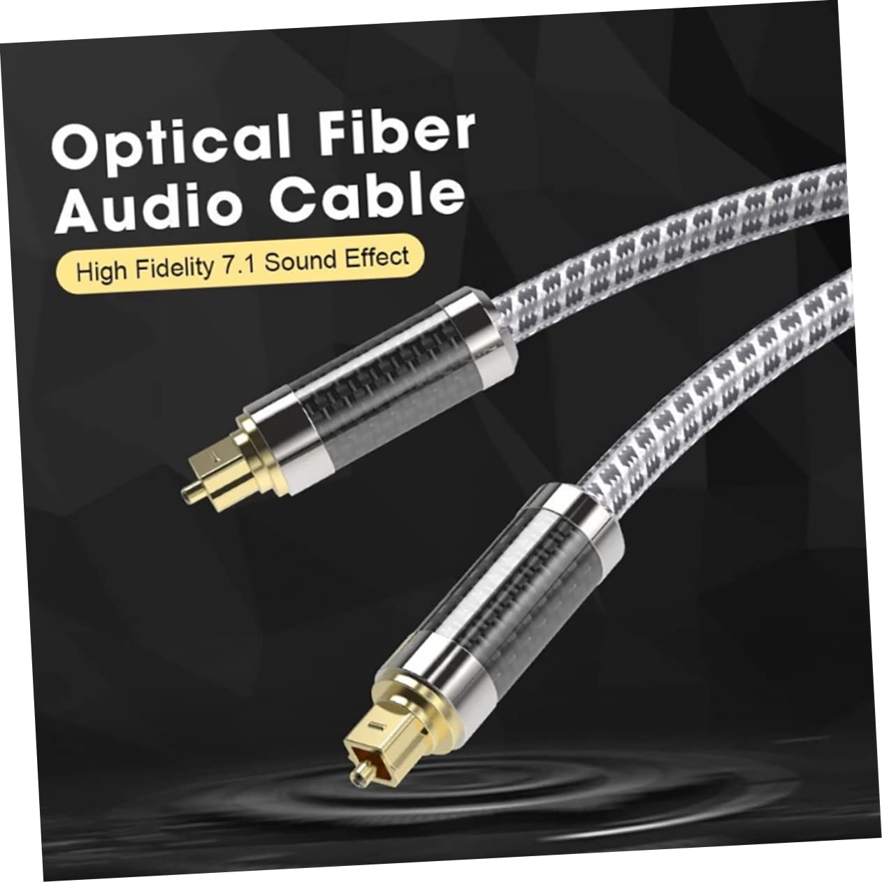 BRIGHTFUFU Optical Audio Cable Audio Connecting Cord for Home Theater Game Console Speaker System image number 1