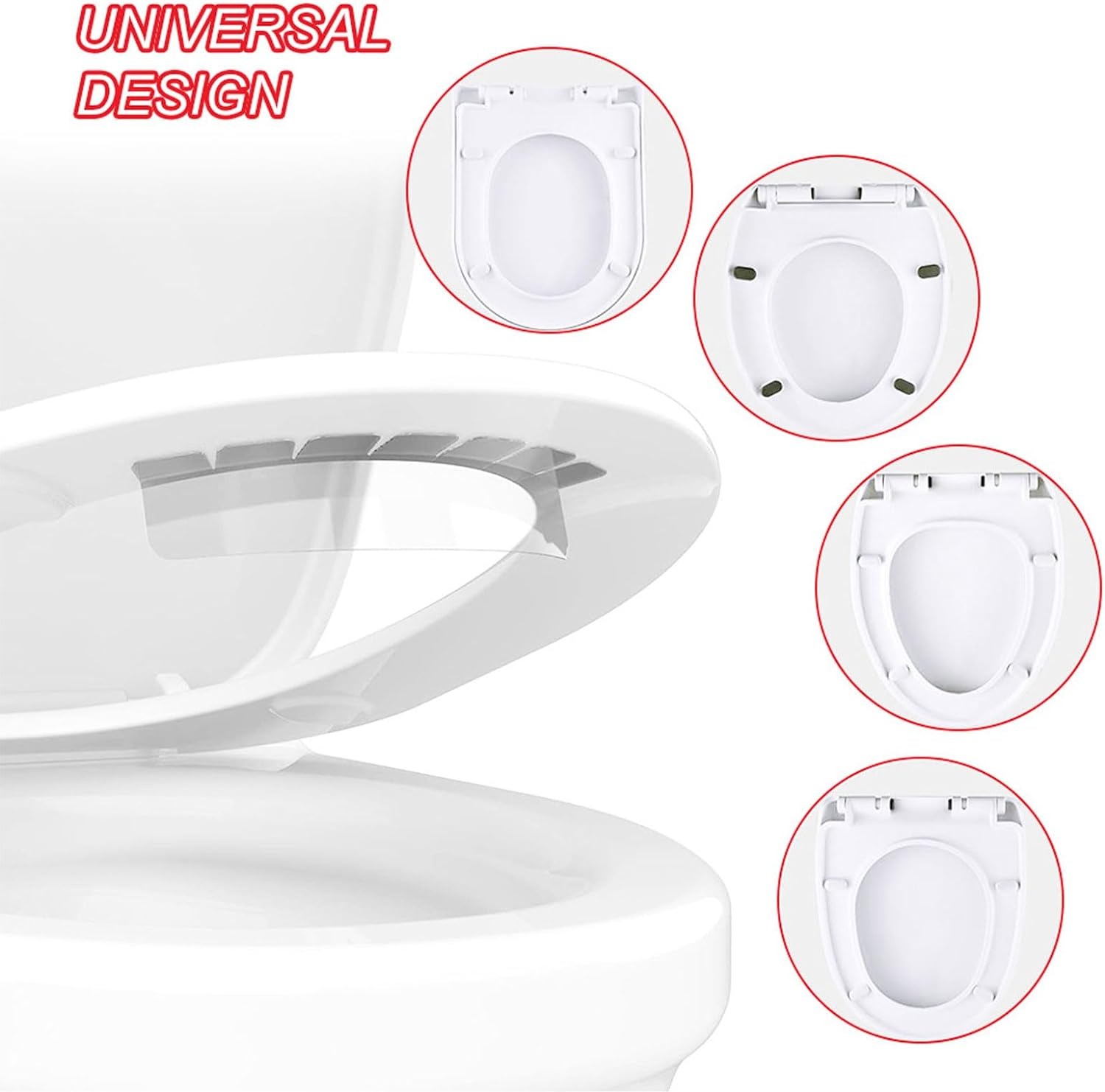 4 Sets Toilet Guard Prevents Kids and Adult from Peeing to Keep Toilet Clean, Pee Guard for Toilet, Potty Training Pee Guard with Strongest Stickiness