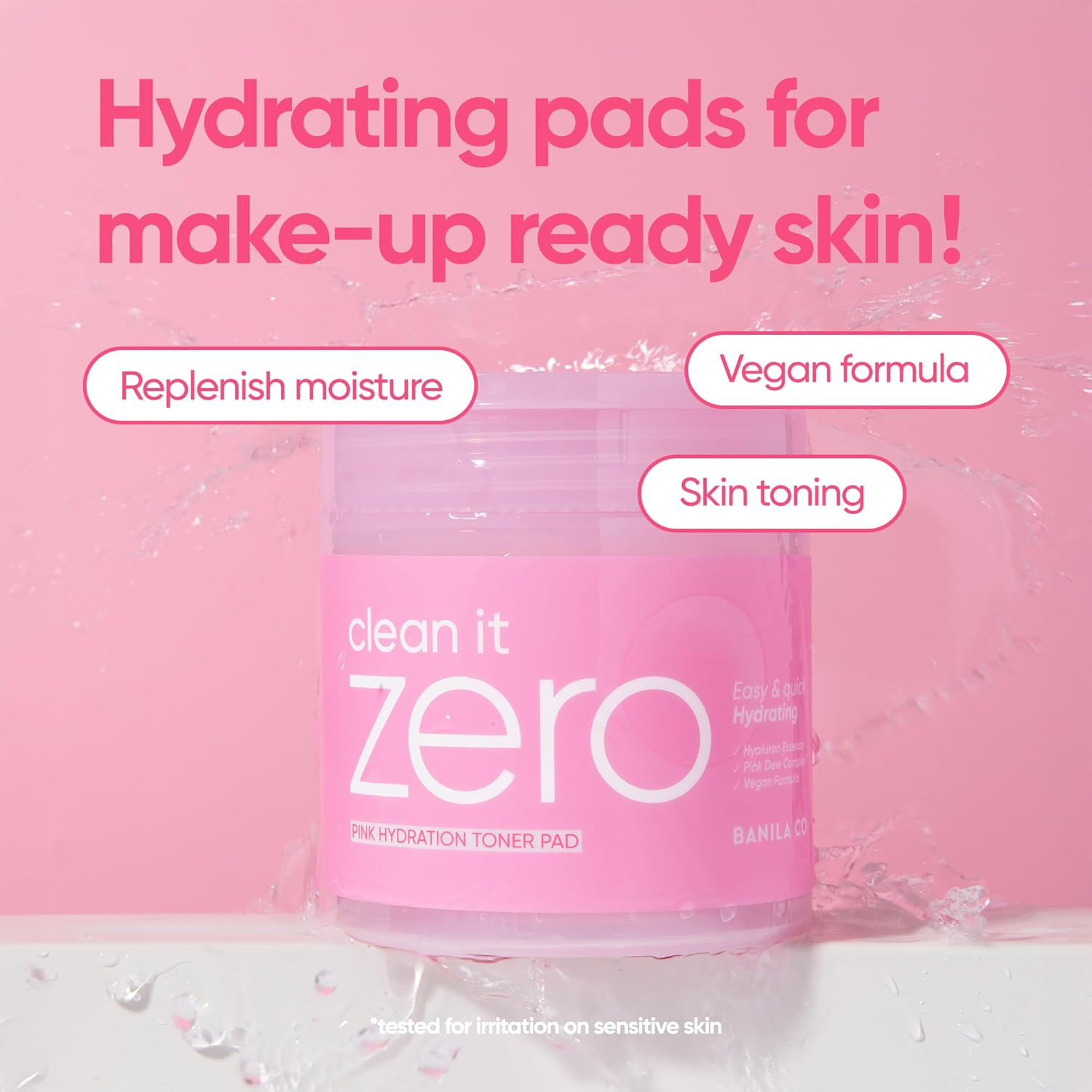 Banila Co Clean It Zero Pink Hydration Toner Pad image number 2
