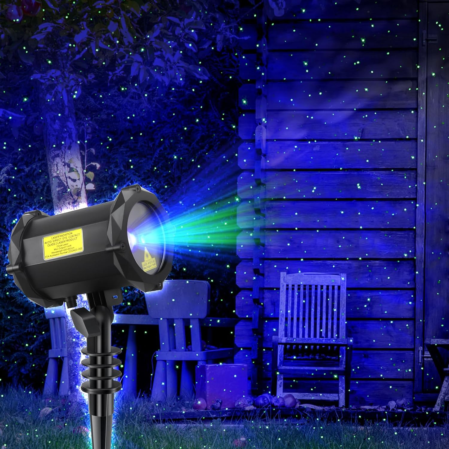 Lunhoo Firefly Garden Lights D&eacute;cor Lighting Christmas Projector for Home Garden Party image number 2