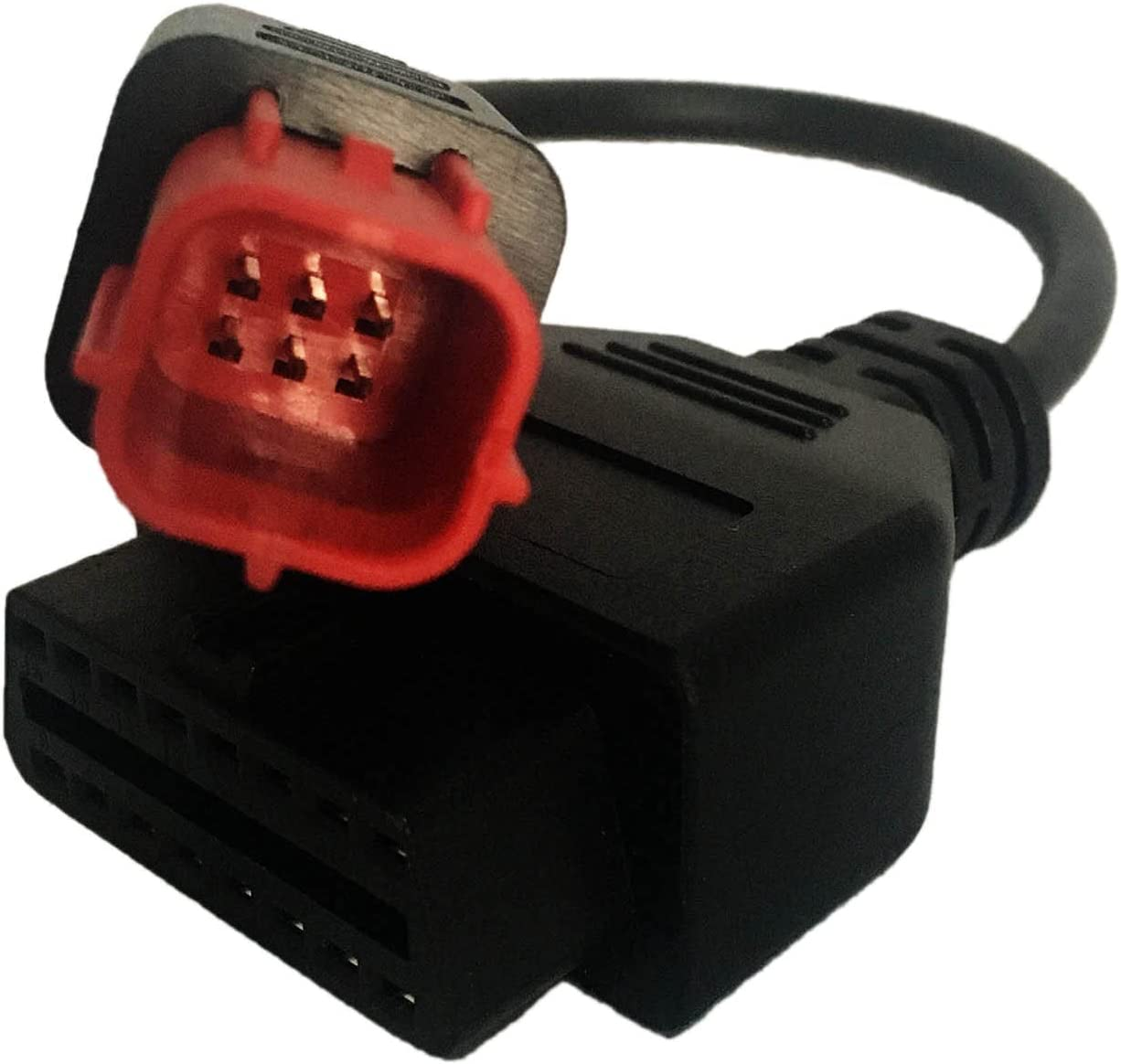 Superobd for Euro5 Adapter 6 Pin Motorrad Bike Diagnose OBD Motorcycle 6Pin to OBD2 Some K-Line + Can-Busktm Moto Guzzi Piaggio Vespa ECU Adaptor Plug Cable V85TT ISO 19689 image number 1