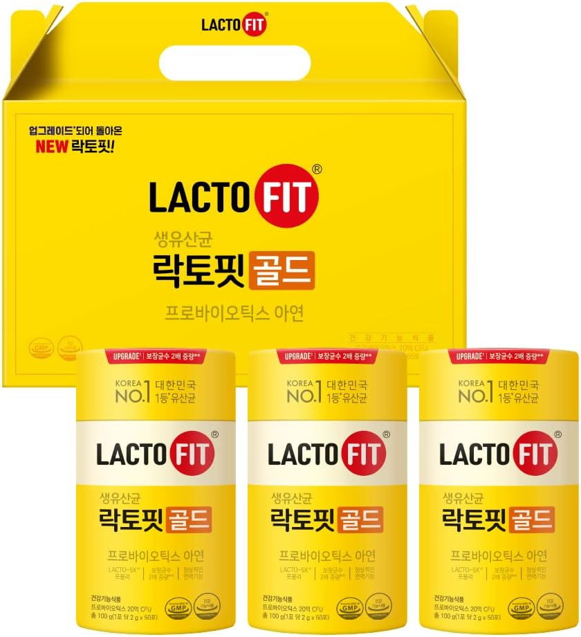 FARMER QUEEN [CKD] Lacto-Fit Gold 3 Pack (2,000Mg X 150 Sticks) Synbiotics Good for Gut Health 1Billion CFU Probiotics & Prebiotics Supplement image number 2