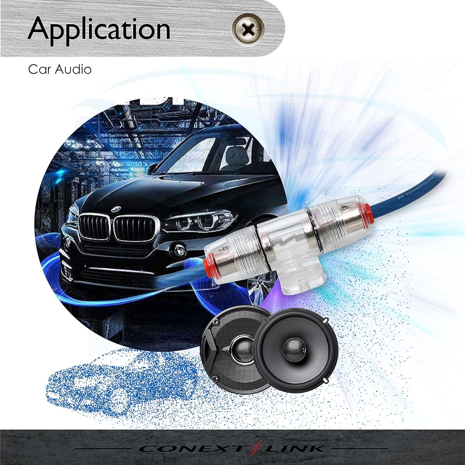 Conext Link AGU20-10 Nickel AGU Fuse 10 Pack 20 Amp image number 1