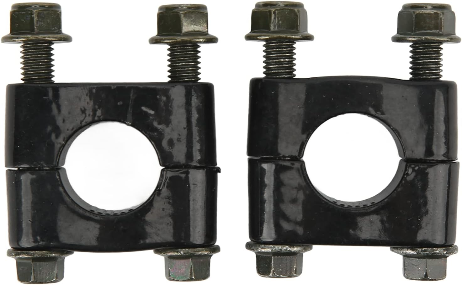 Handlebar Clamp, Solid Fit Ergonomic Design High Strength Motorcycle Handlebar Riser Clip image number 5