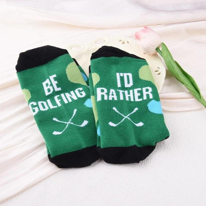 Funny Socks for Men Golf Pickleball Lover Gifts for Uncle Grandpa Dad Birthday Holiday Presents for Pickleball Golf Person Present for Boyfriend Husband