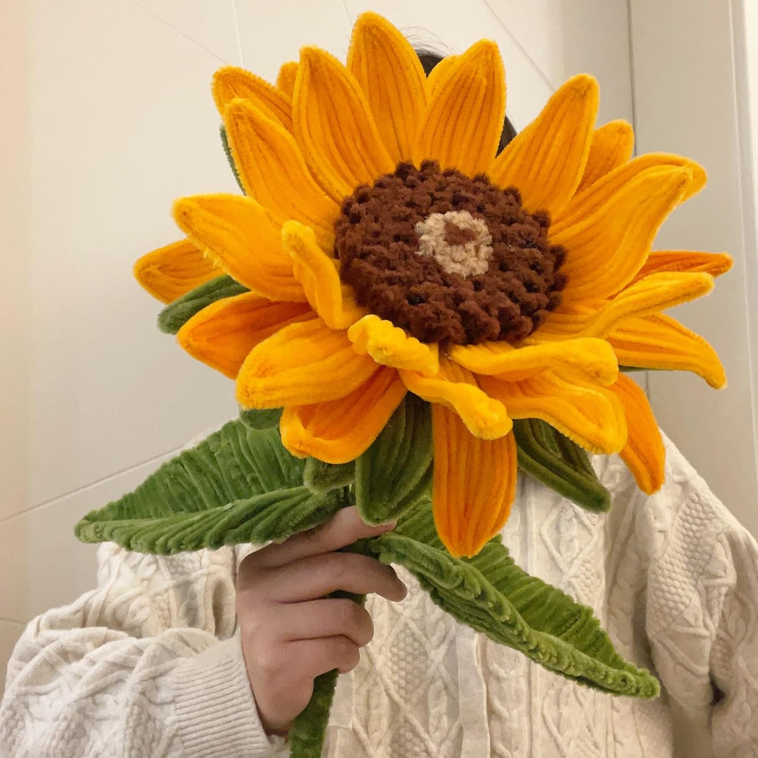 Pack of 100 Pipe Cleaners Chenille Wire 30 Cm Bending Plush Art Pipe Cleaners Colourful Craft Set Bendable DIY Twist Stick Bending Plush Colourful for Crafts and Decorating (White) image number 1