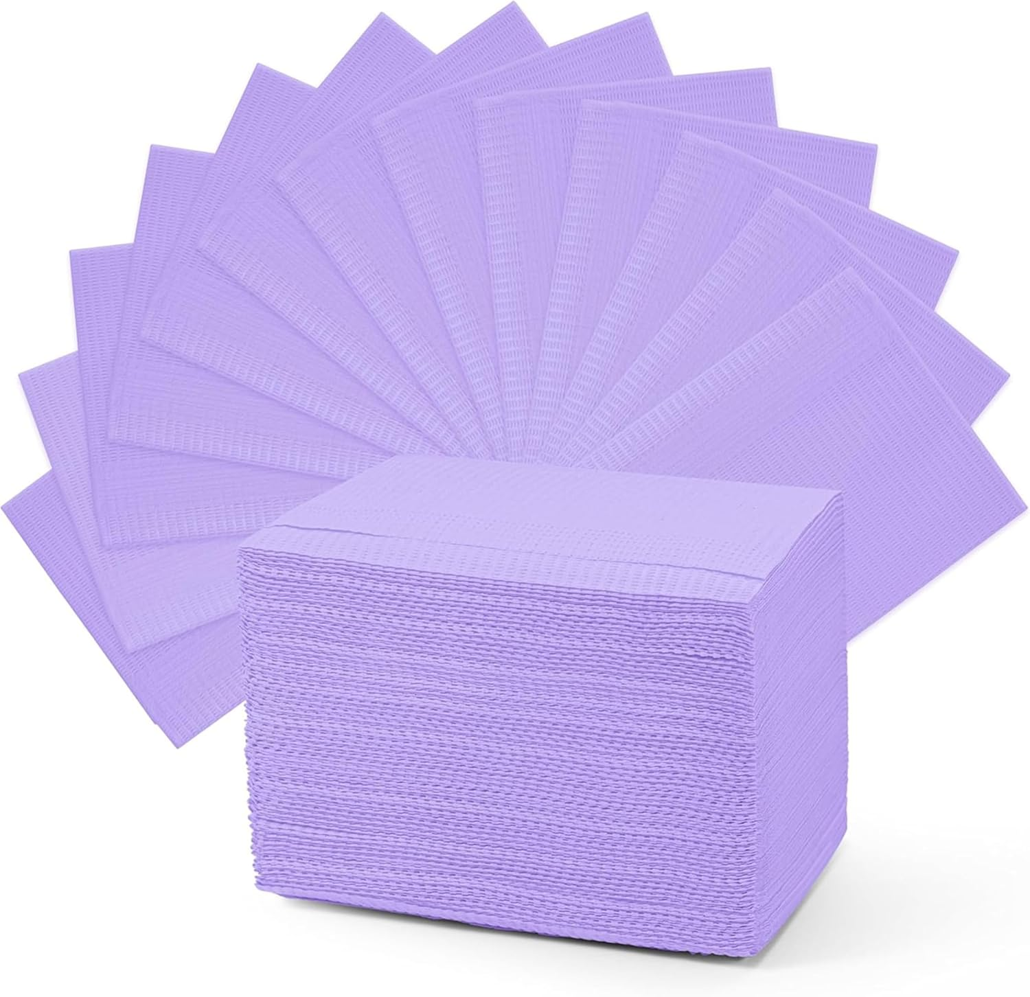 Amira Beauty Disposable Dental Bibs 13" X 18" 3 Ply Waterproof Tattoo Paper Sheet Piercing Tattoo Nail Tray Cover (50 Pcs)