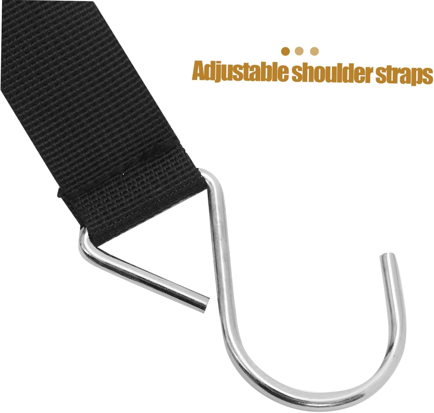 GARIOUANS Adjustable Shoulder Strap for Bags Crossbody Purse Extender Versatile Replacement Strap for Handbags Laptops and Luggage Comfortable and Flexible Use Various Settings image number 6