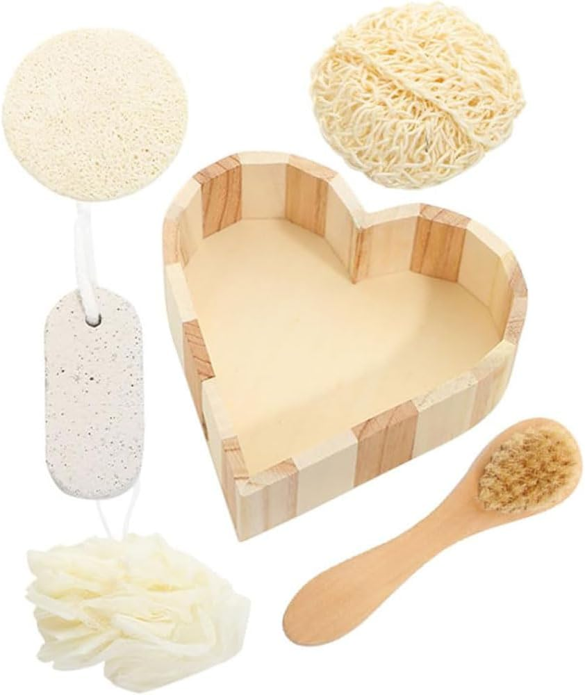 RUTREZOGO Dry Brushing Body Brush, Exfoliating Body Scrubber with Massage Nodes for Shower or Bath, Dead Skin Remover for Lymphatic Drainage, Circulation & Smooth Skin