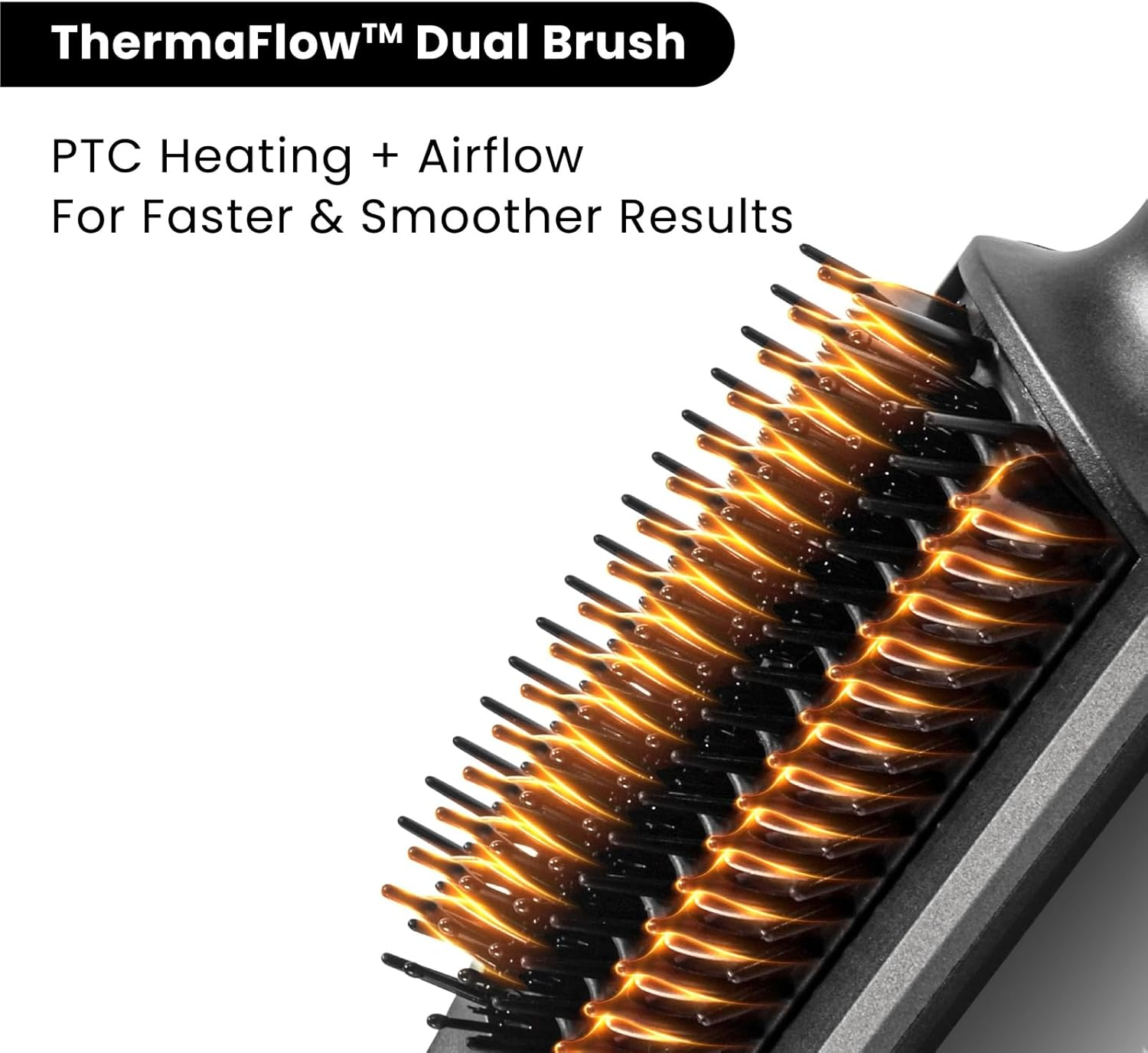 GLAMUP Upgraded 6 in 1 Hot Air Styler-Heat Straightener Brush, Auto Wrap Curler Fusionstyler Pro, High-Speed Motor Hair Dryer,Versatile,Negative Ionic, No Heat Damage, Magic Styler Gift Set image number 2