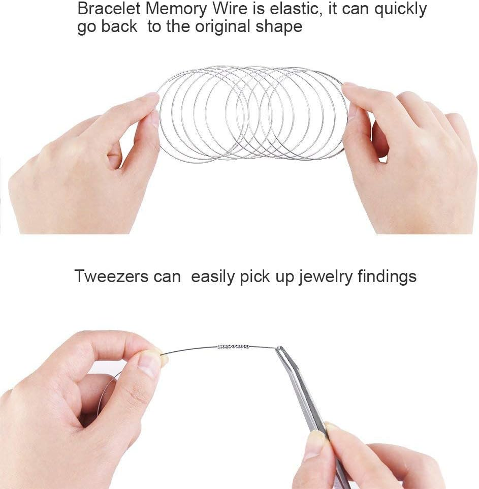 LYSAIMG 877 Pieces Jewelry Making and Repair Tools,Earring Making Kit, Craft Supplies with Pliers,Jewelry Beading Making and Repair Tools Kit with Jewelry Pliers Beading Wires for Beginners Adults Teens and Kids Starter Tool image number 5