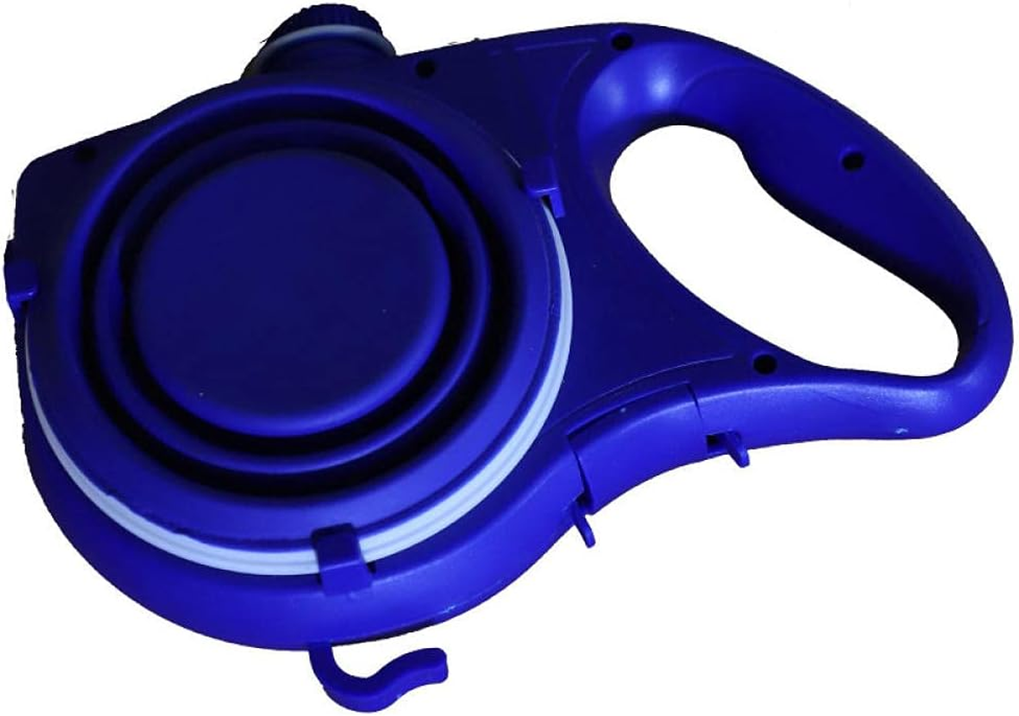 Automatic Dog Lead Leash Blue Durable Dog Leash Automatic Retractable Nylon Dog Leash with Water Bottle Bowl Extending Puppy Walking Leads image number 2