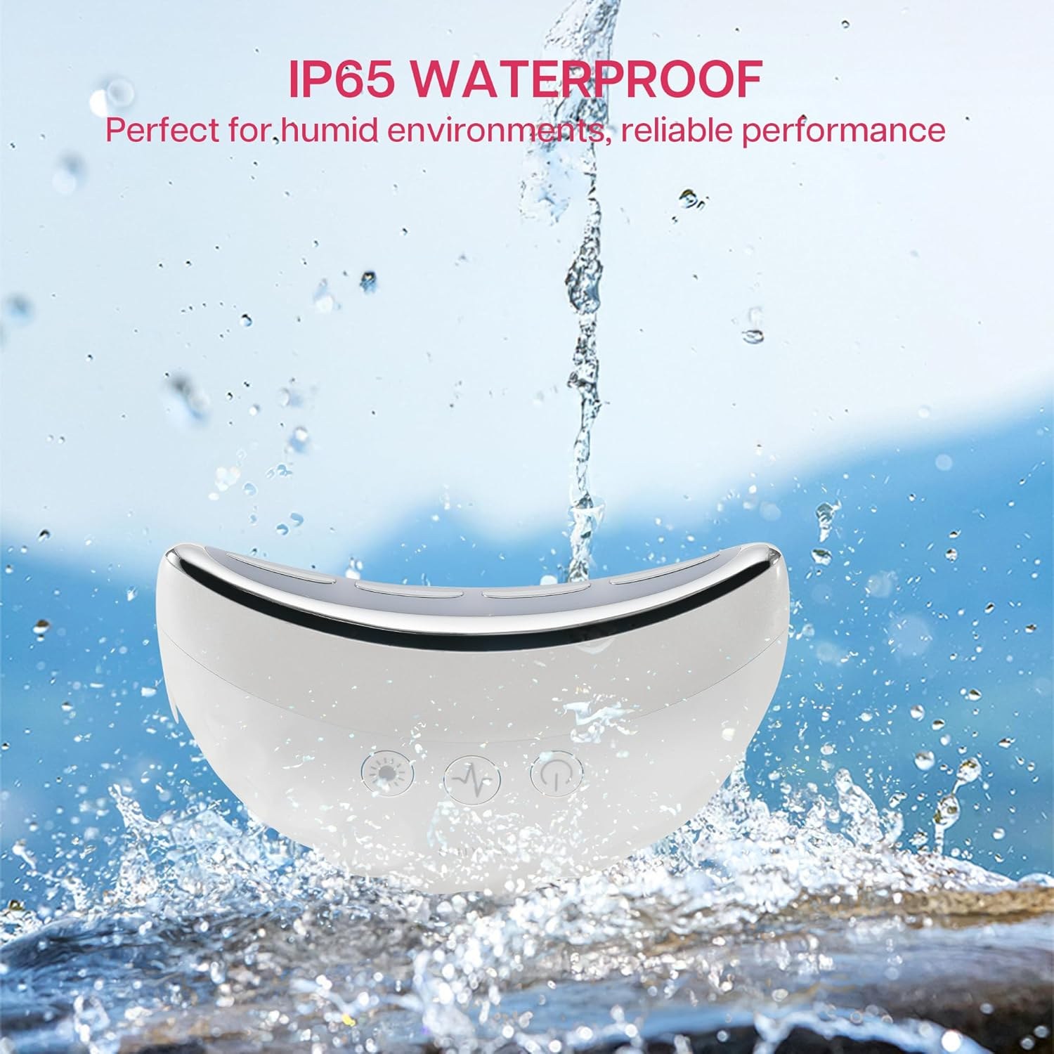 VRAIKO APOLLO Neck Lifting Massager, Microcurrent Face Neck Sculpting Device with Dual-Action LED Care, IP65 Waterproof, for Contouring, Enhanced Absorption, Radiance and Elasticity image number 1