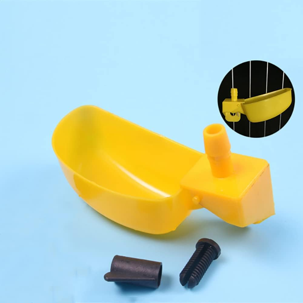 ANCLLO 10Pcs Quail Water Cups Pigeon Automatic Bird Waterer for Cage Hang Drinker Breeding Poultry Drinking Bowls image number 4