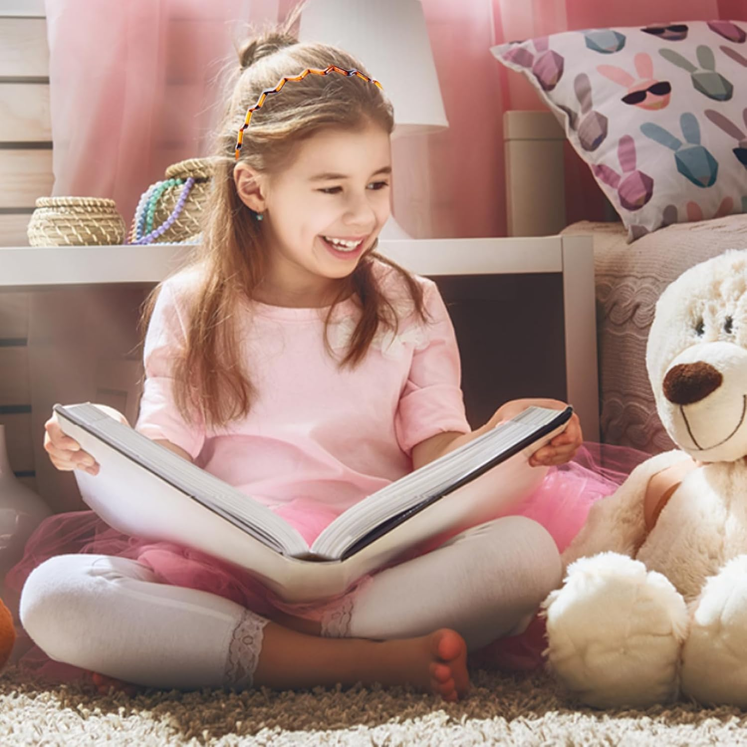 Dazzhues Pack of 2 Plastic Headbands, Double Row Headbands, Non-Slip Headband with Teeth, Hair Band Accessories for Women and Girls